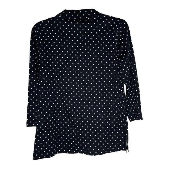 Isaac Mizrahi Live! Printed Pima Cotton V-Neck 3/4-Sleeve Top - Picture 4 of 5